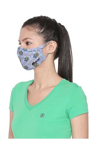 Body X Women Face Mask Printed Cotton-Pack of 2- MSW-2