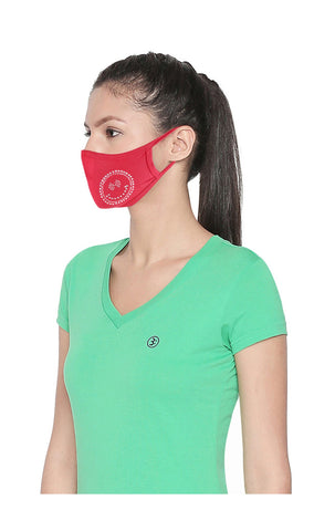 Body X Women Face Mask Assorted color Cotton-Pack of 2- MSW-4