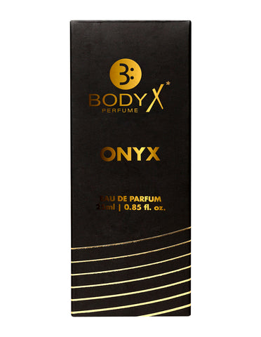 BodyX Onyx Eau De Parfum for Men Long-Lasting Masculine Fragrance-25ml