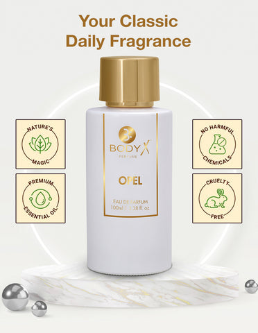 BodyX Opel Eau De Parfum for Men Long-Lasting Masculine Fragrance-100ml