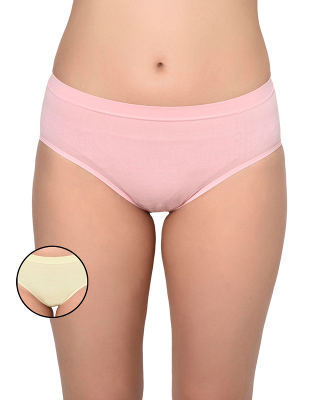 Bodycare Cotton Polyamide Premium Seamless Assorted Panty S-26C-2PCS