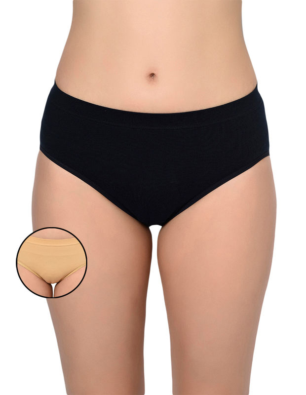 Bodycare Cotton Polyamide Premium Seamless Assorted Panty S-26D-2PCS