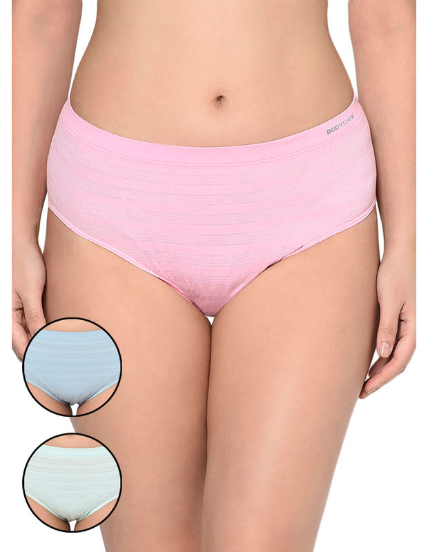 BODYCARE Pack of 3 Solid Hipster Panty in Assorted Color-S-36