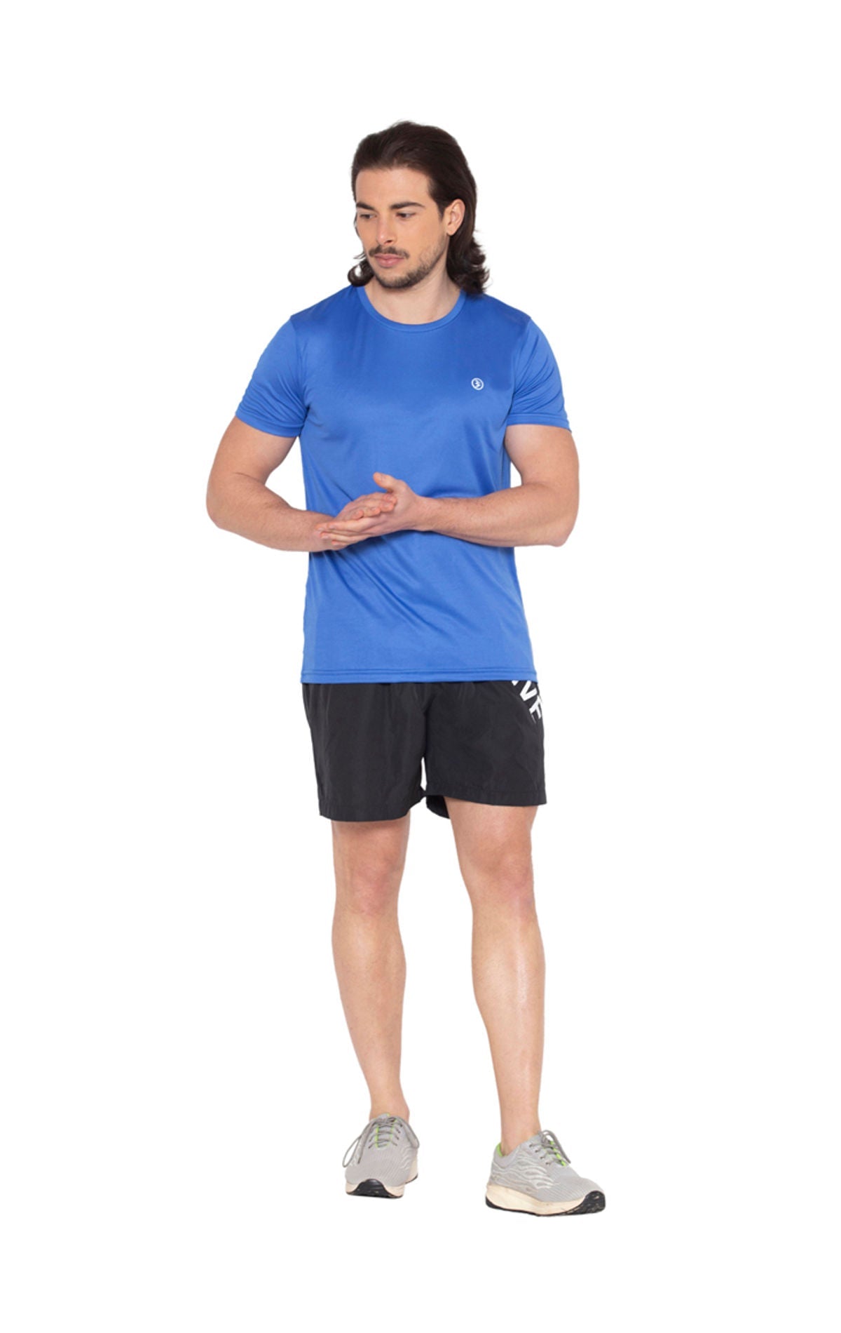 Bodyactive Woven Sports Shorts for Men-SH21-BLK