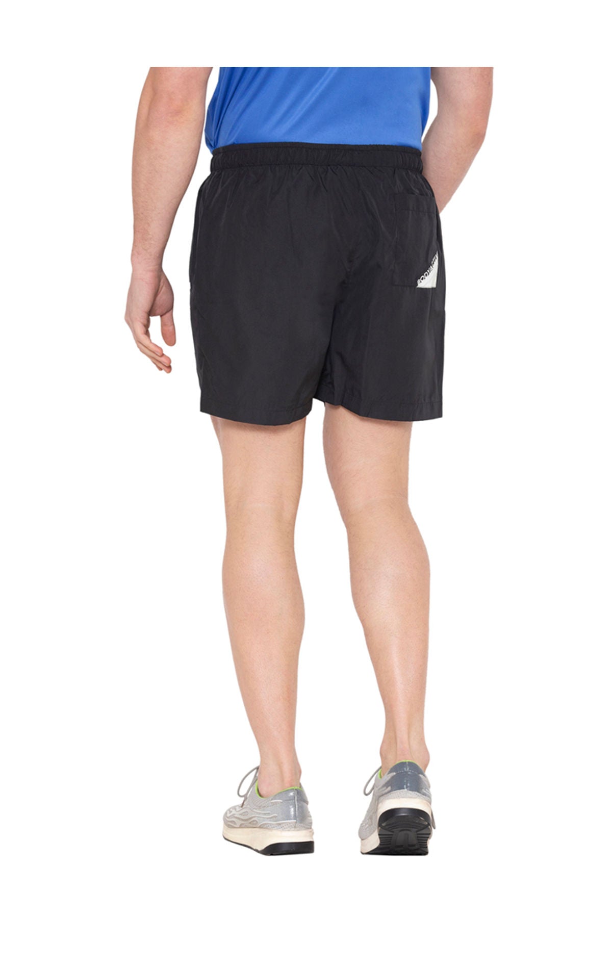 Bodyactive Woven Sports Shorts for Men-SH21-BLK