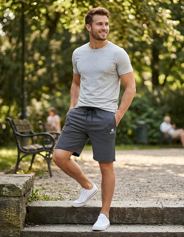 Bodyactive Polyester Sports Shorts for Men-SH30-BLK