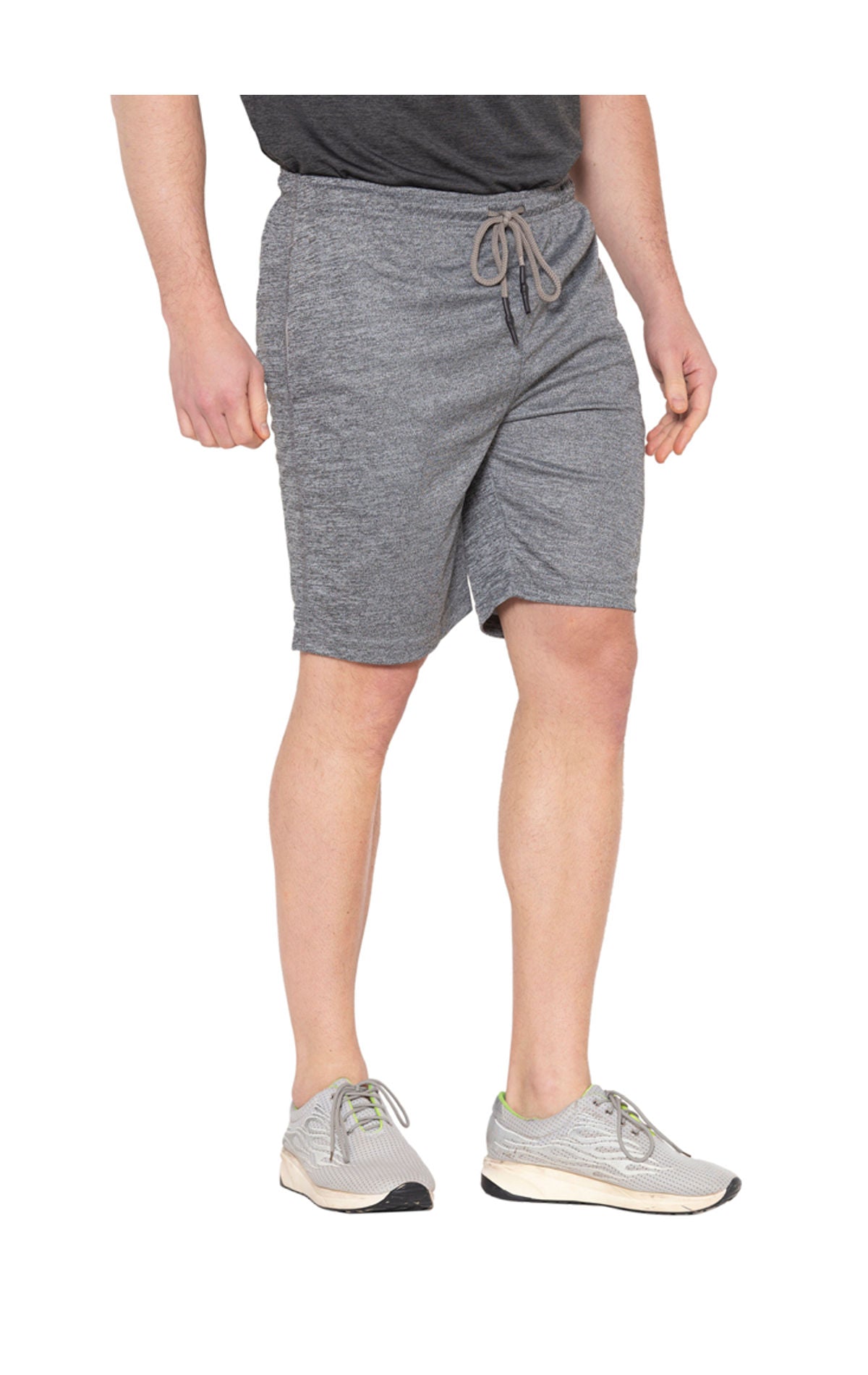 Bodyactive Polyester Sports Shorts for Men-SH30-GRML