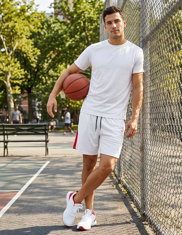 Bodyactive Men Dry Fit Shorts-SH4-LTGR