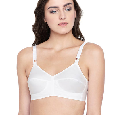B-C-D Cup Bra-STHRT-CS-W with Cotton Straps