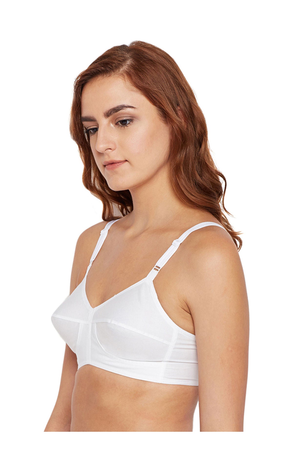 B-C-D Cup Bra-STHRT-CS-W with Cotton Straps