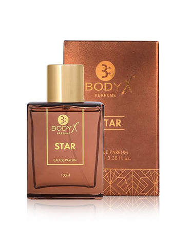 BodyX Star Eau De Parfum for Men (100ml) – Intense, Lasting Scent