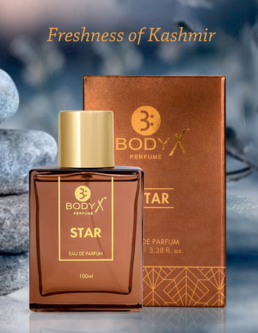 BodyX Star Eau De Parfum for Men (100ml) – Intense, Lasting Scent