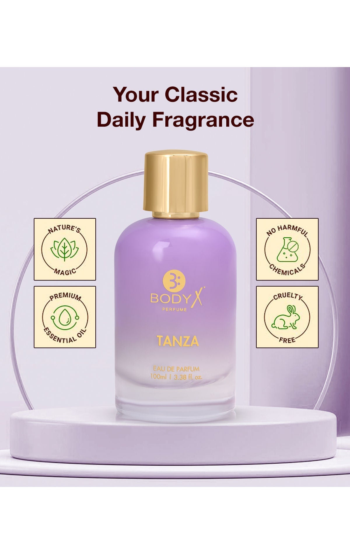 BodyX Unisex Perfume TANZA EDP 100 ML