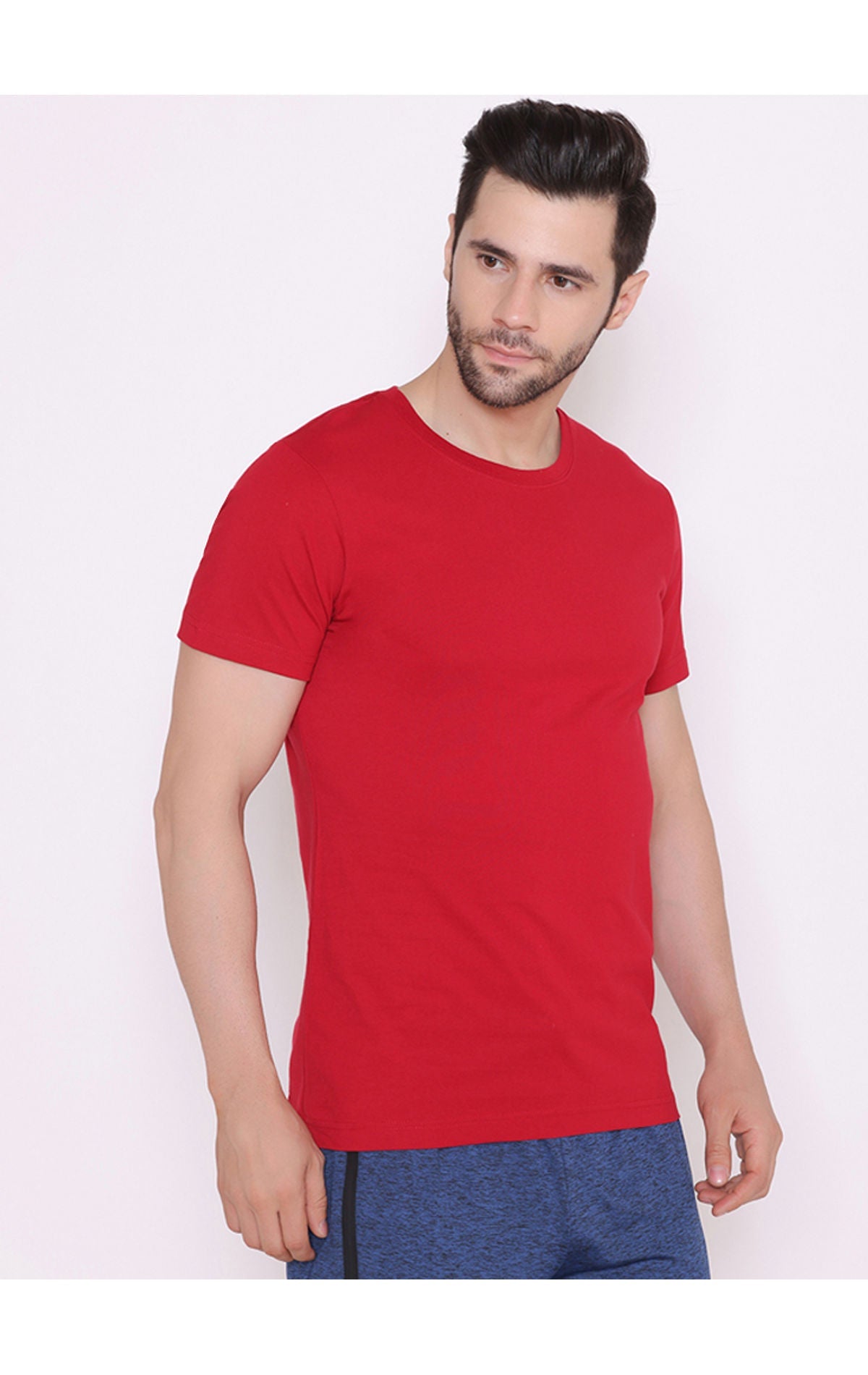 Bodyactive Modern Fit Round Neck Half Sleeve T-Shirt for Men -TS18-MEH