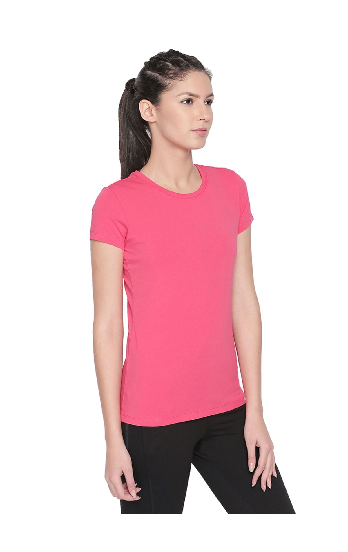 Bodyactive Women Rani Round Neck Tee-TS19-RANI