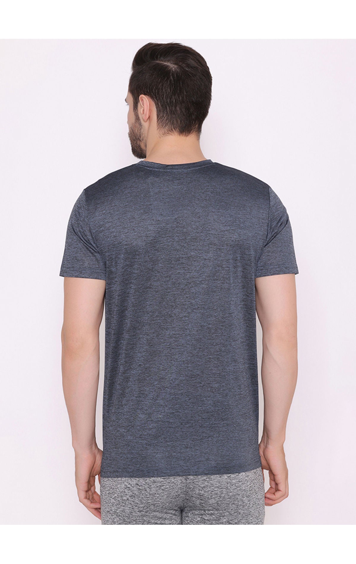 Bodyactive Regular Fit T-Shirt for Men -TS24-STGREY