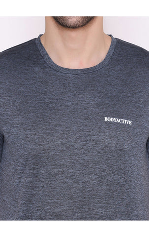 Bodyactive Regular Fit T-Shirt for Men -TS24-STGREY