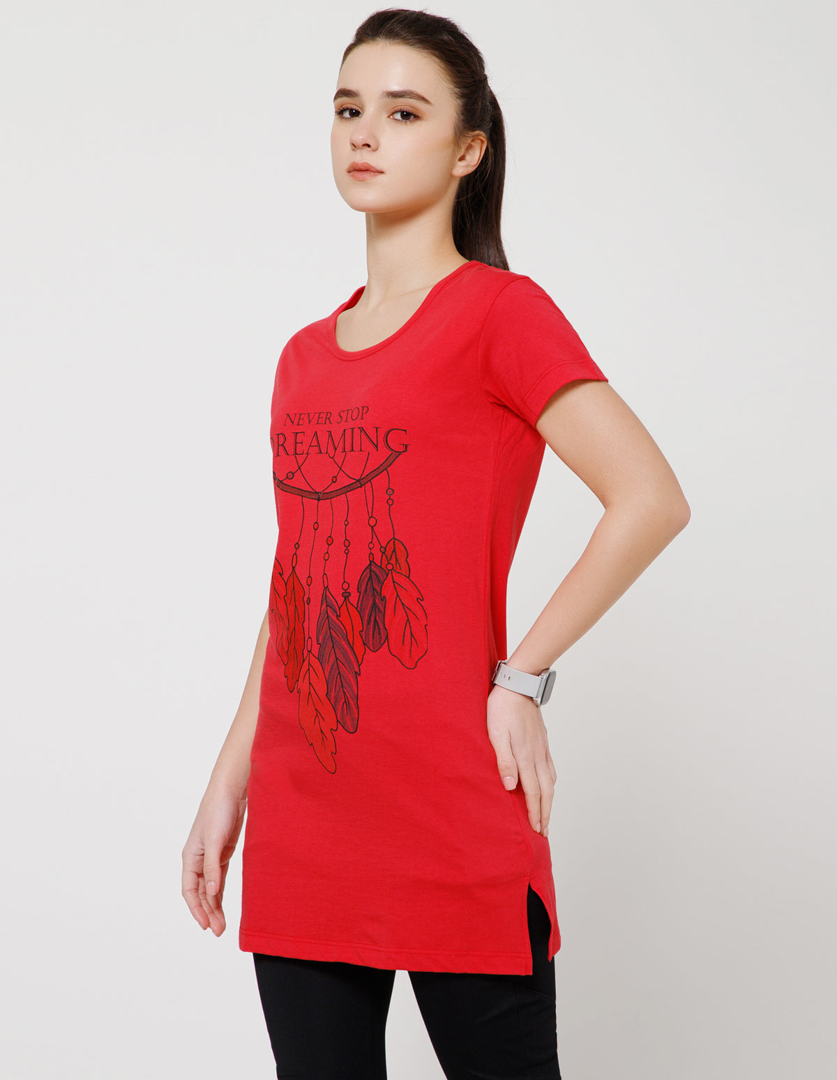 Women's Super Soft Cotton Rich Printed Half Sleeve T-Shirt – Rani(TS40)
