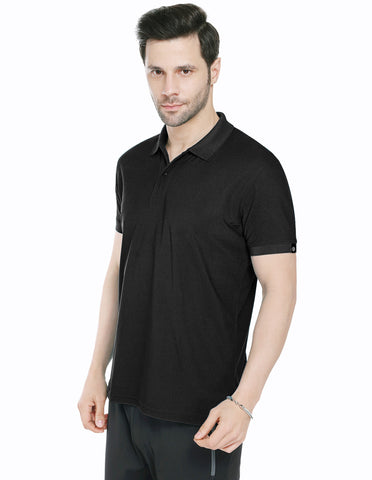 Bodyactive Light Grey Dry Fit Men's Premium T-shirt TS45-Black