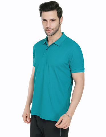 Bodyactive Light Grey Dry Fit Men's Premium T-shirt TS45-TEAL