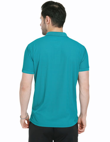 Bodyactive Light Grey Dry Fit Men's Premium T-shirt TS45-TEAL