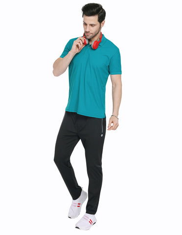 Bodyactive Light Grey Dry Fit Men's Premium T-shirt TS45-TEAL