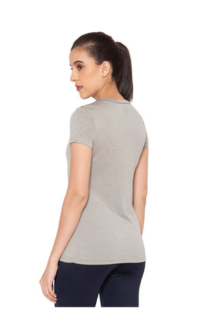 Bodyactive Women Round neck Half Sleeve Dry Fit T-shirt in 1pcs-TS80-MNGR