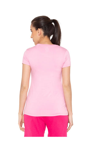 Bodyactive Women Round neck Half Sleeve Viscose T-shirt in 1pcs-TS83-BPIN