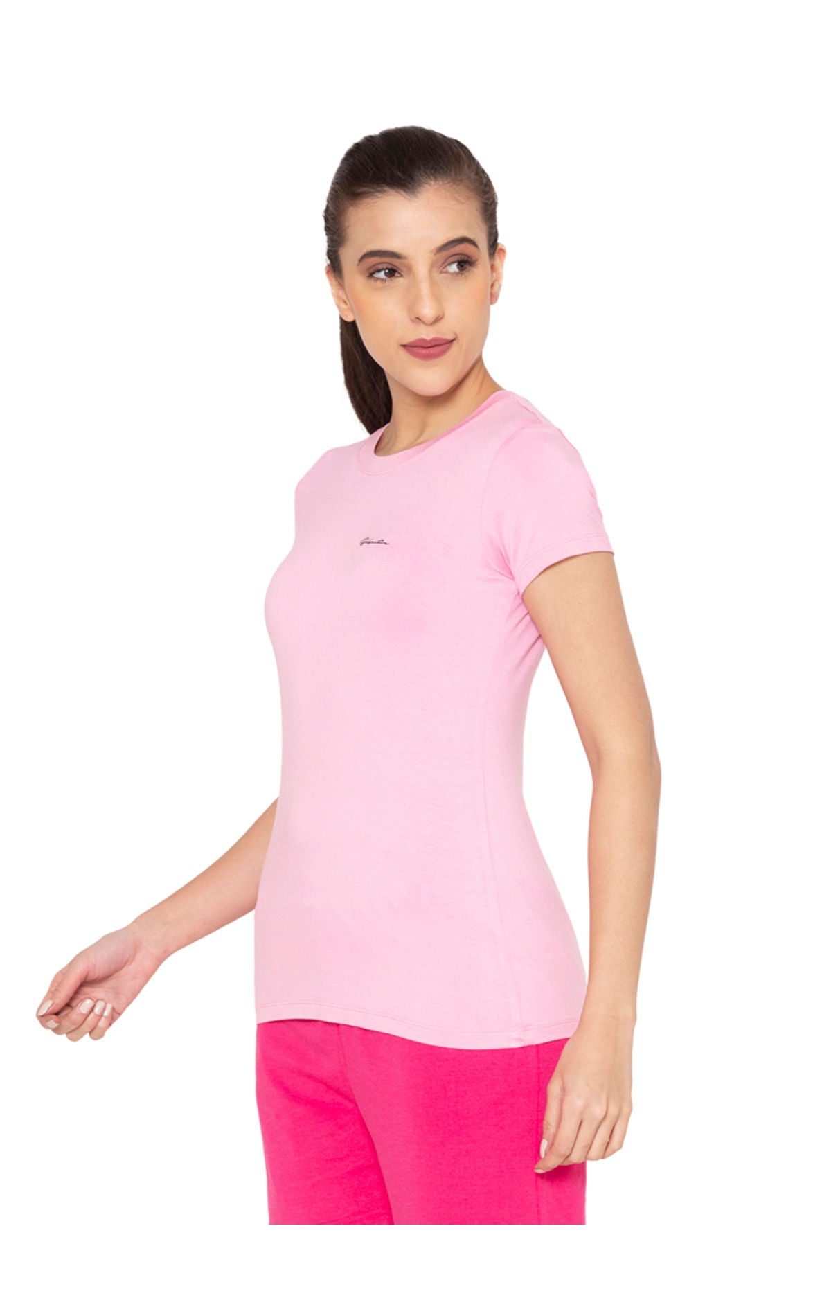 Bodyactive Women Round neck Half Sleeve Viscose T-shirt in 1pcs-TS83-BPIN