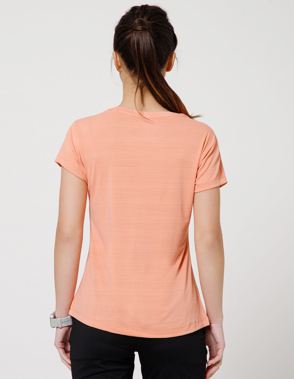 Women's Super Soft Polyester Spandex Printed Half Sleeve T-Shirt – Rust(TSW3)