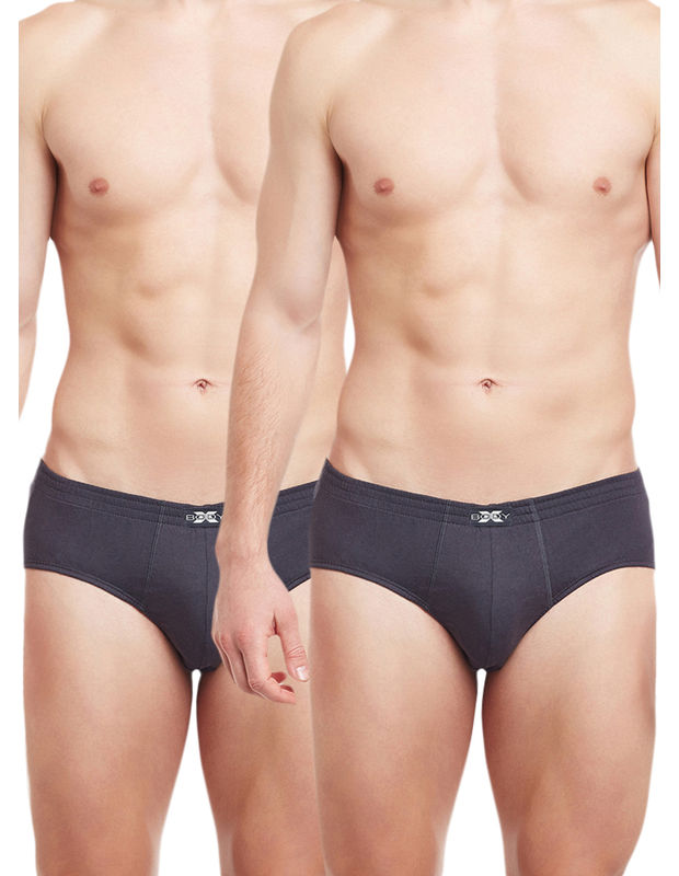 Body X Solid Briefs-Pack of 2-TUTO-Navy