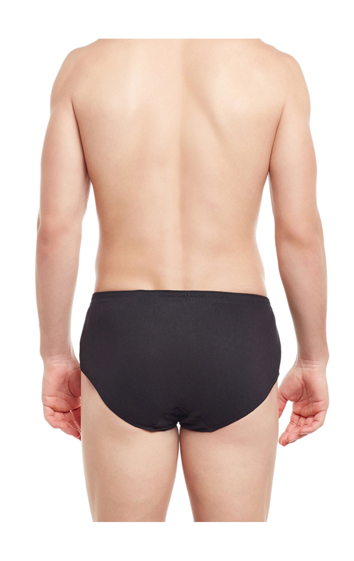 Body X Solid Briefs-Pack of 2-TUTO-Black