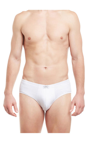 Body X Solid Briefs-Pack of 2-TUTO-White