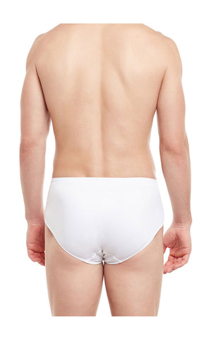 Body X Solid Briefs-Pack of 2-TUTO-White