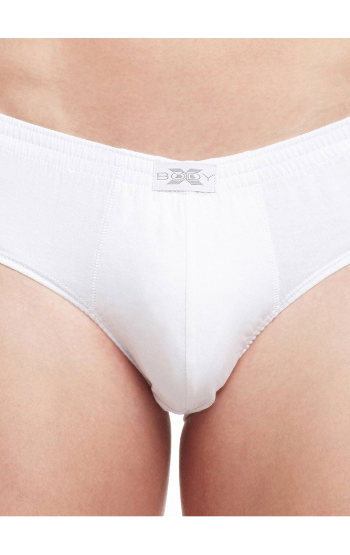 Body X Solid Briefs-Pack of 2-TUTO-White