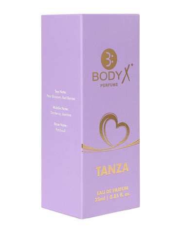 BodyX Tanza Eau De Parfum for Women Long-Lasting Feminine Fragranceme TANZA EDP-25ml