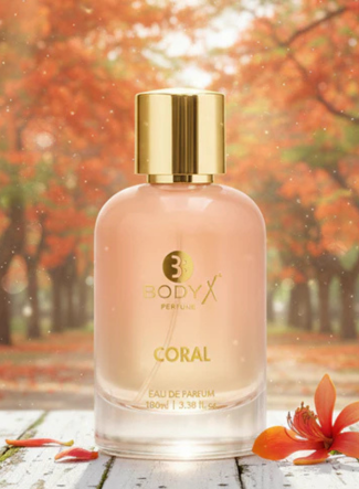 BodyX Coral Eau De Parfum for Women – 25ml Long-Lasting Feminine Fragrance