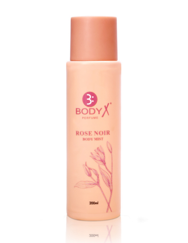 Rose Noir Body Mist by BodyX (200ml) – Feminine & Lasting Aroma