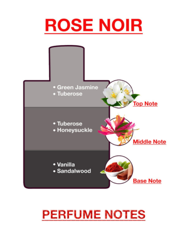 Rose Noir Body Mist by BodyX (200ml) – Feminine & Lasting Aroma