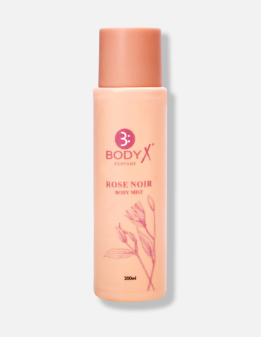 Rose Noir Body Mist by BodyX (200ml) – Feminine & Lasting Aroma
