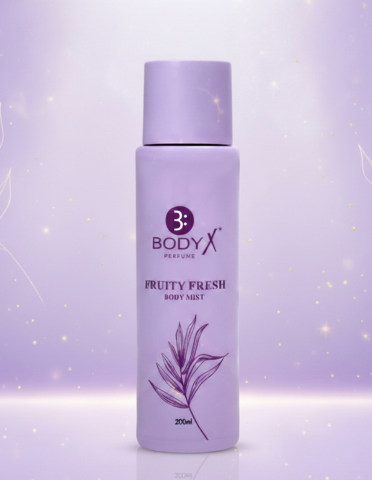 Fruity Fresh Body Mist by BodyX (200ml) – Feminine & Lasting Aroma