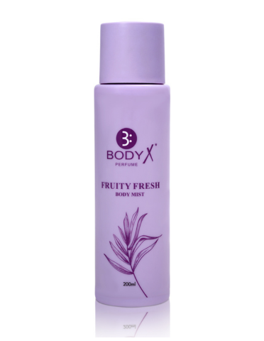 Fruity Fresh Body Mist by BodyX (200ml) – Feminine & Lasting Aroma