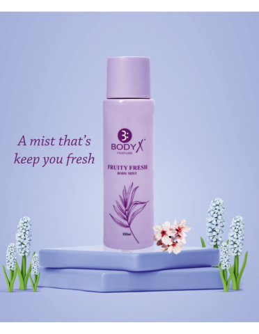 Fruity Fresh Body Mist by BodyX (200ml) – Feminine & Lasting Aroma