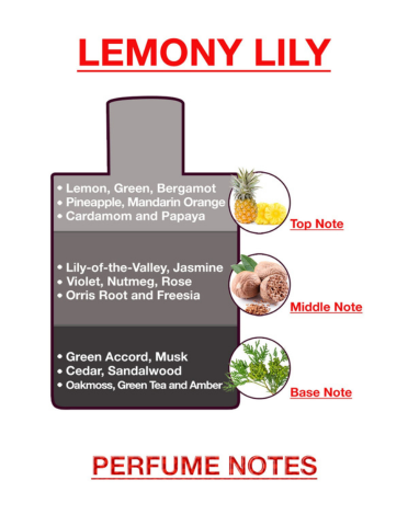 Lemony Lily Body Mist by BodyX (200ml) – Feminine & Lasting Aroma