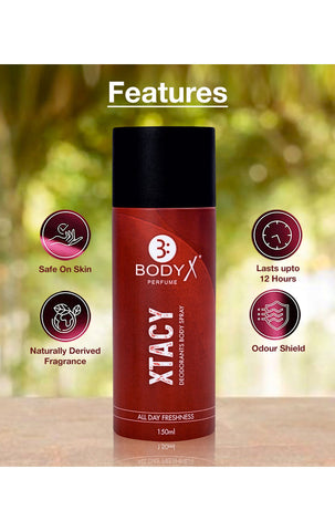 BodyX Unisex Deodorant XTACY Deo 150ML