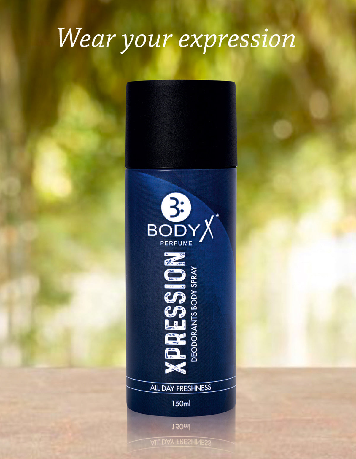BodyX Xpression Deodorant for Men (150ml) – Long-Lasting Fresh Fragrance