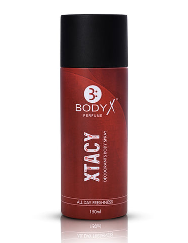 BodyX Xtacy Deodorant for Men (150ml) – Long-Lasting Fresh Fragrance
