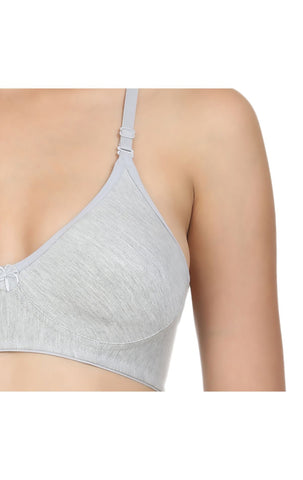 Perfect Coverage Bra-6525MI with free transparent strap